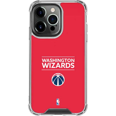 NBA Washington Wizards Standard - Red iPhone 16 Pro Clear Case
